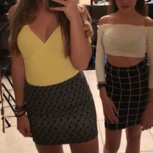 Black and White Skirt